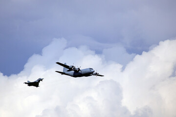 Thunderous Military Aircraft Display