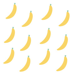 Banana Fruit Seamless Pattern