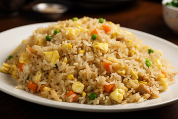 fried rice, close-up shot