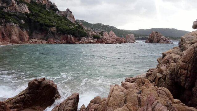 plages de costa paradiso en Sardaigne du nord