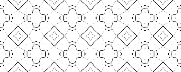 Simple Native Hand Batik. Seamless Dyed Batik. Black Colour Dark Scribble Textile. Ethnic Design Ink Pattern. Ethnic Ink Doodle Vector. Black Color Zig Zag Pattern. Seamless Dark Scribble Design