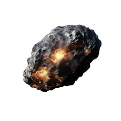 Flying asteroid meteorite