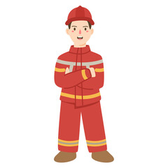 Firefighter's Uniforms and Gear Hanged at Fire Station