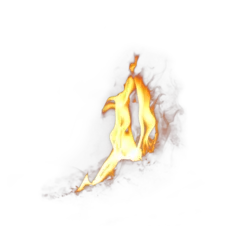 Fototapeten Feuer & Flamme fire isolated on transfarent background.  © Mojahid Mottakin