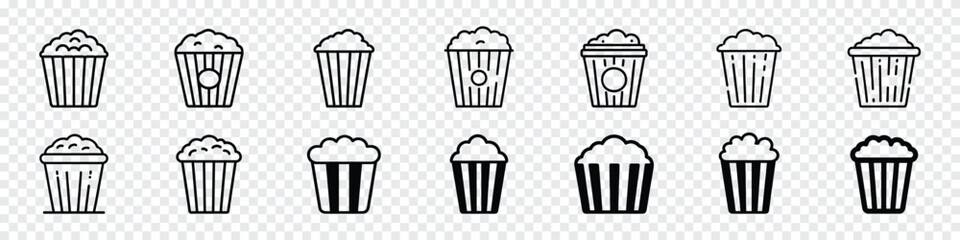  popcorn icon, Popcorn line icon. Pop corn, bucket, Popcorn linear icon. Pop corn icon. Popcorn line icon. snack food sign. Pop corn symbol, Popcorn icon sign, Popcorn line icon.