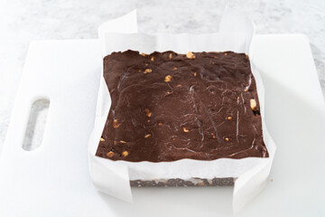 Chocolate macadamia fudge