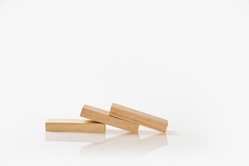 Stack of wooden blocks