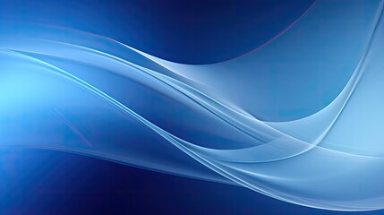 Obraz premium Blue gradient background. Generative AI