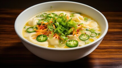 Vietnamese Macaroni Soup. Generative AI