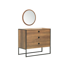 chest of drawers in a modern bedroom