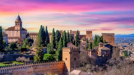 Foto op Canvas Alhambra, a Unesco World Heritage Site in Granada, Spain © TOimages