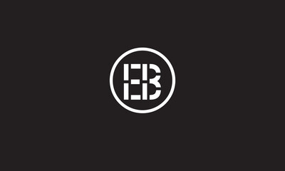 EB, BE , B , E , Abstract Letters Logo Monogram