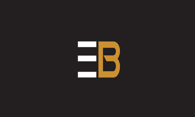 EB, BE , B , E , Abstract Letters Logo Monogram