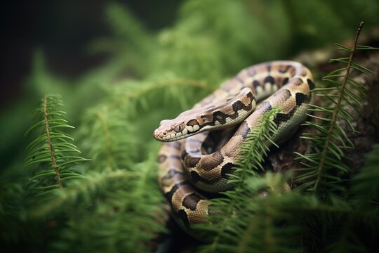 python navigating a patch of ferns