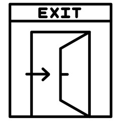 Exit Door Icon of Cinema iconset.