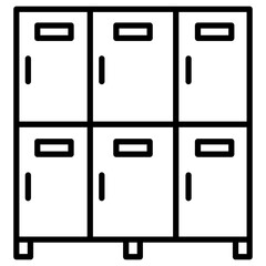 Lockers Icon of Mall iconset.