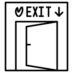 Fire Exit Icon of Mall iconset.