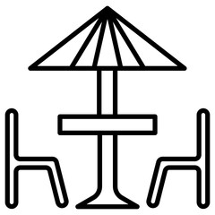 Terrace Icon of Summer iconset.