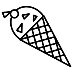 Icecream Cone Icon of Entertainment iconset.