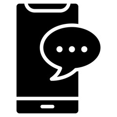 Smartphone Message Icon Element For Design