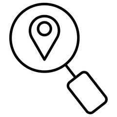 Search Location Icon of SEO and SEM iconset.