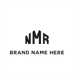 NMR logo. N M R design. White NMR letter. NMR, N M R letter logo design. Initial letter NMR linked circle uppercase monogram logo. N M R letter logo vector design.