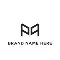 Fototapeta premium PP logo. P P design. White PP letter. PP, P P letter logo design. Initial letter PP linked circle uppercase monogram logo. P P letter logo vector design.