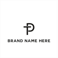 Obraz premium TD logo. T D design. White TD letter. TD, T D letter logo design. Initial letter TD linked circle uppercase monogram logo. T D letter logo vector design.