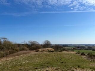 landscape with sky and clouds