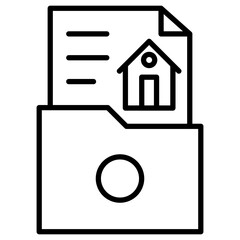 Property Documents Icon of Real Estate iconset.