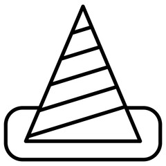 Road Cone Icon of Construction Tools iconset.