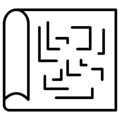 Construction Blueprint Icon of Construction Tools iconset.