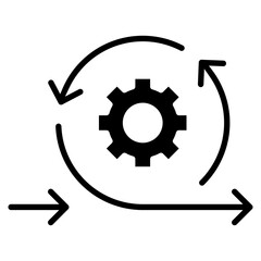 Agile Development Icon Element For Design