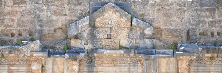 Historical Aspendos Wall Relief
