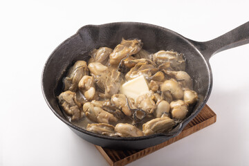 牡蠣のバター醤油焼き