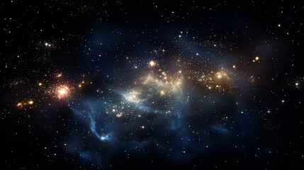 Obraz premium starry night sky HD 8K wallpaper Stock Photographic Image 