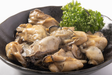 牡蠣のバター醤油焼き