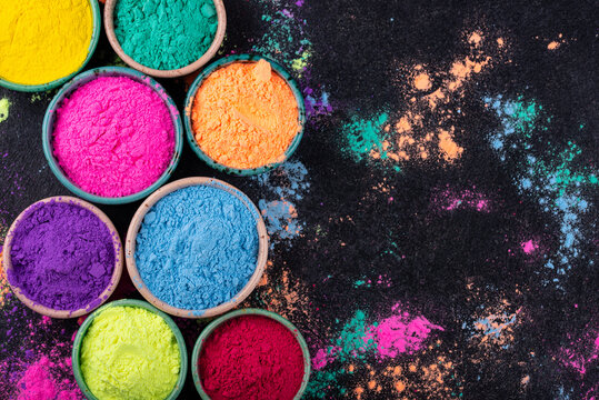 Gulal colors for Indian Holi festival © Yulia Furman