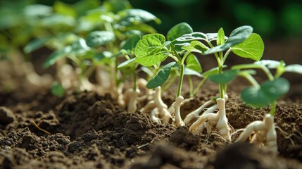 Close-Up of Lush Green Plants