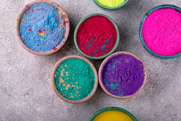 Gulal colors for Indian Holi festival