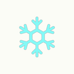 snowflake on white background