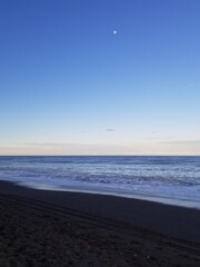 beach in the morning in Puerto Madryn, Argentina