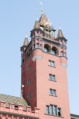 Fototapeta premium Tower of the Basel Town Hall, Switzerland