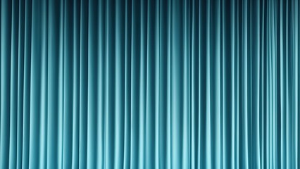Dark Cyan curtains texture background, wave lines background