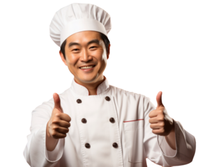 Photo of a professional chef