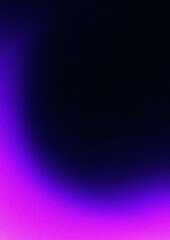 Vertical background with blurry texture. Grainy dark purple gradient background with noise. 