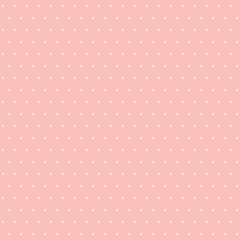 Seamless geometric vector background. Modern ornament with dotted elements. Geometric pink white abstract pattern