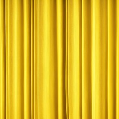 Dark Yellow curtains texture background, wave lines background