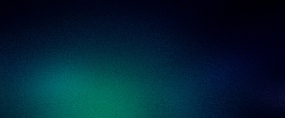 Fototapeta premium Dark green turquoise blue purple ultra wide gradient grainy premium background. Perfect for design, banner, wallpaper, template, art, creative projects, desktop. Exclusive quality, vintage style