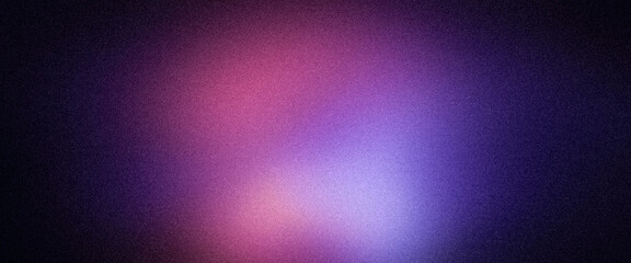 Pink purple blue ultra wide gradient grainy premium background. Perfect for design, banner, wallpaper, template, art, creative projects, desktop. Exclusive quality, vintage style of the 70s, 80s, 90s